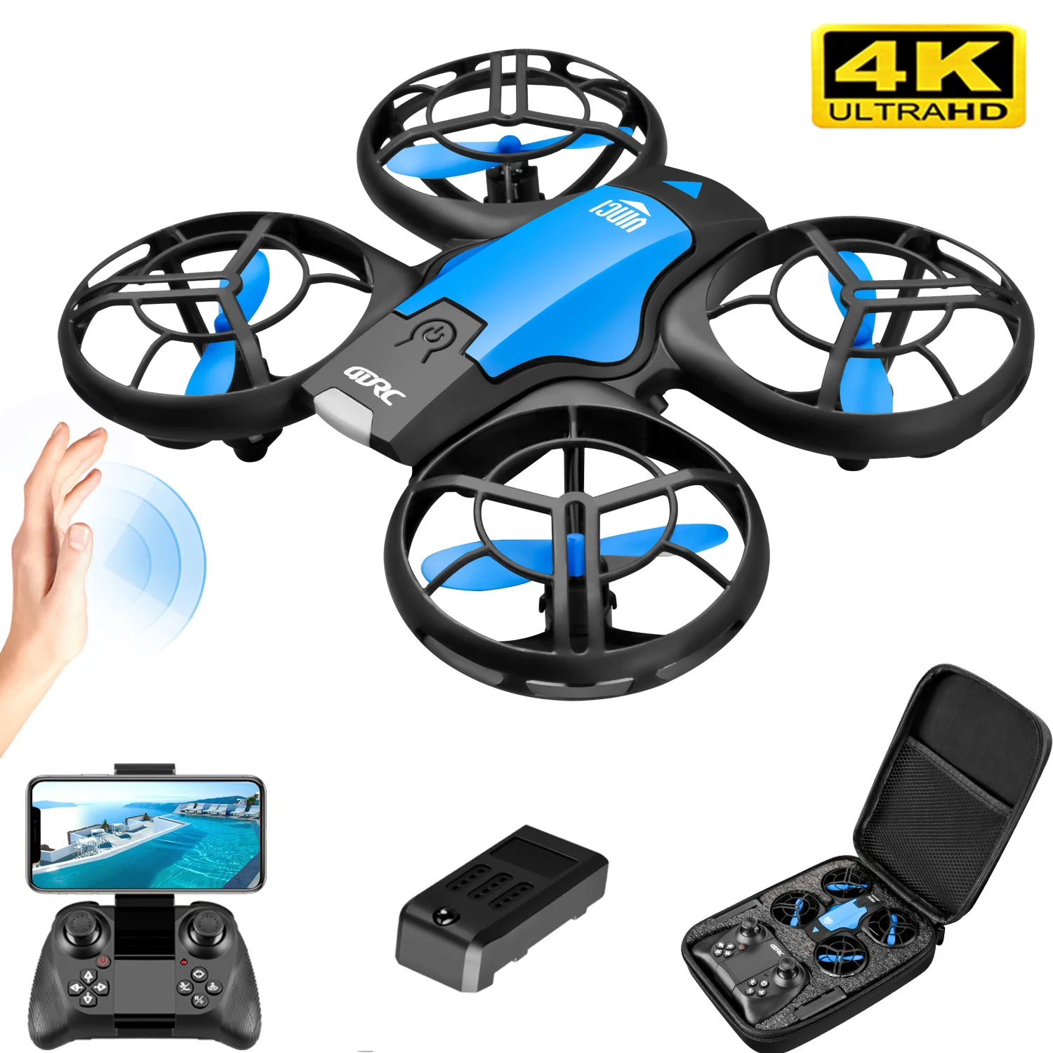 Drone Ae Rc - طائرة بدون طيار صغيرة جديدة V8