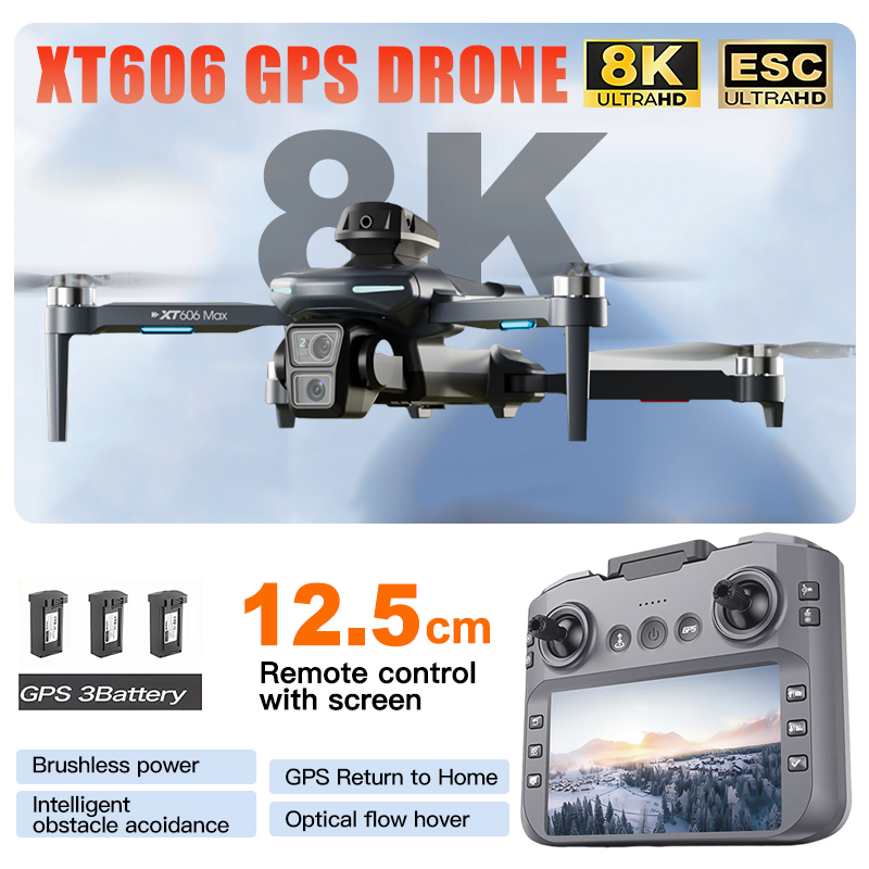 Jjrc Drone X12 - طائرة بدون طيار XT606 MAX 3