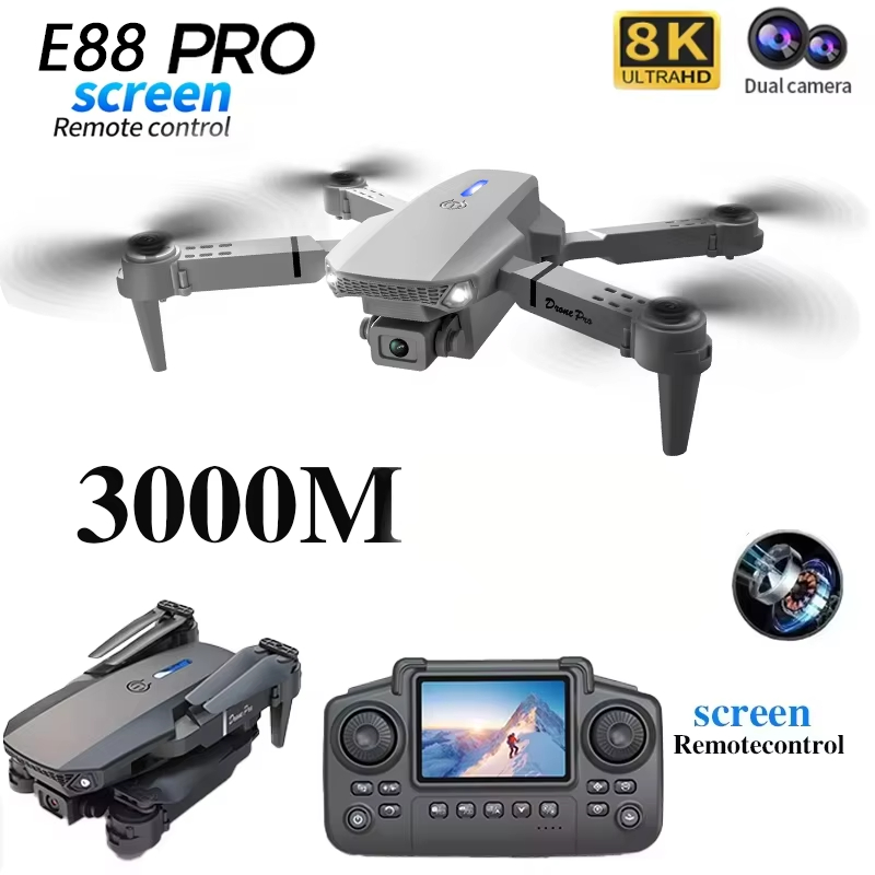 Drone E88 Rc Quadcopter - طائرة بدون طيار E88 الجديدة لعام