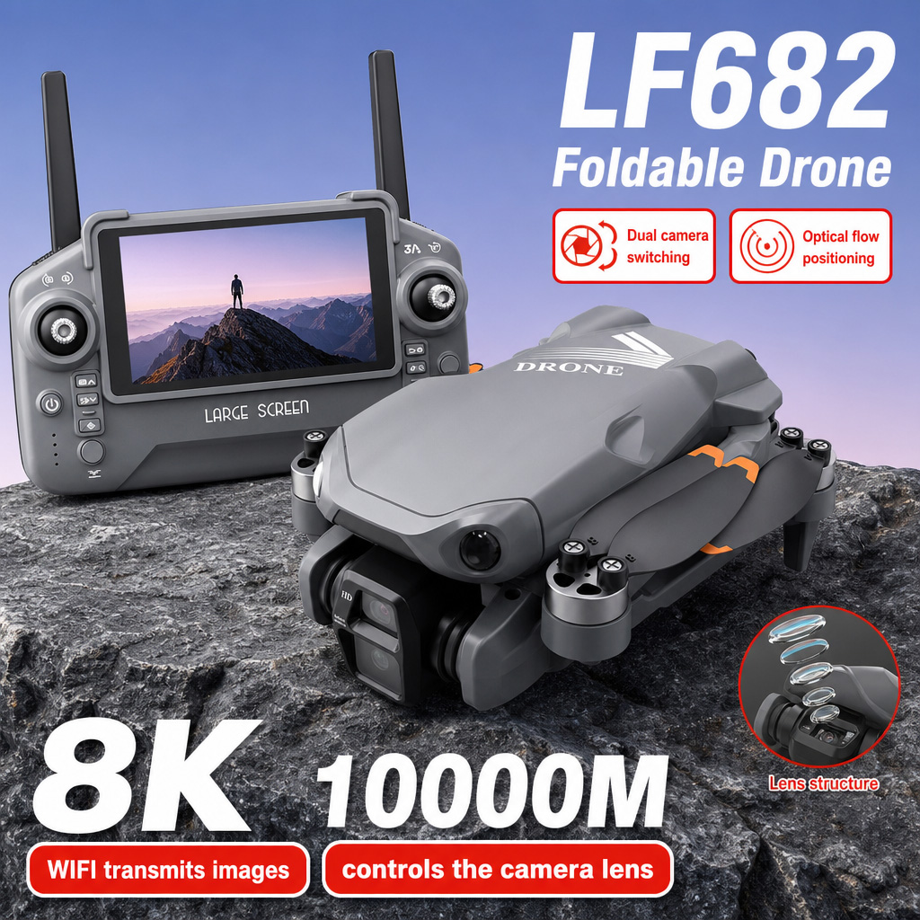 Drone Dji Rc Pro - طائرة بدون طيار LF682 للتصوير الجوي