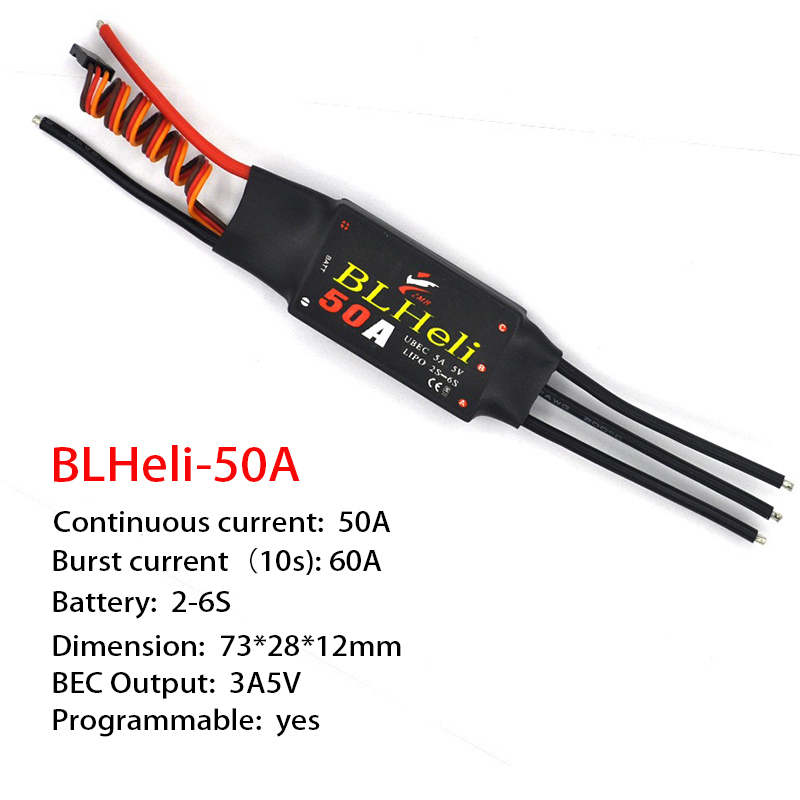 1-3 قطعة ESC BLHeli 20A 30A 50 - مراجعة Drone Rc Toy وسعره