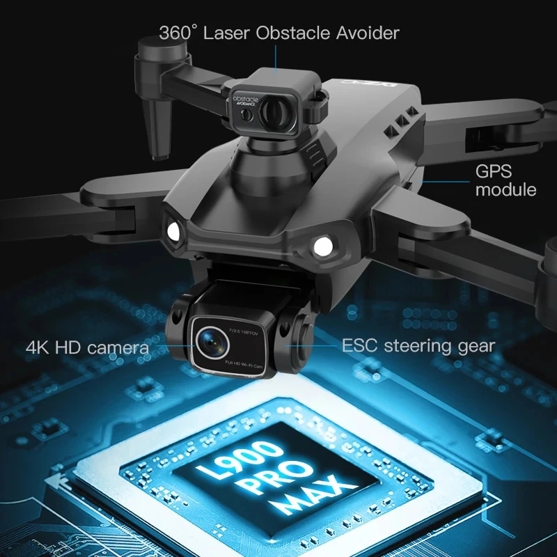 L900 Pro MAX GPS Drone 4K Prof - مراجعة Drone Ae Rc وسعره
