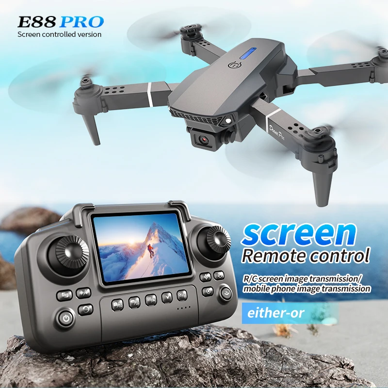 طائرة بدون طيار احترافية E88 P - مراجعة Drone Ae Rc وسعره