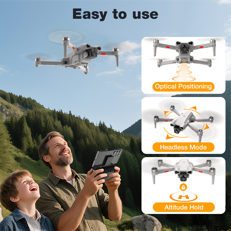 طائرة بدون طيار L107 PRO جديدة - مراجعة Jjrc Drone X12 وسعره