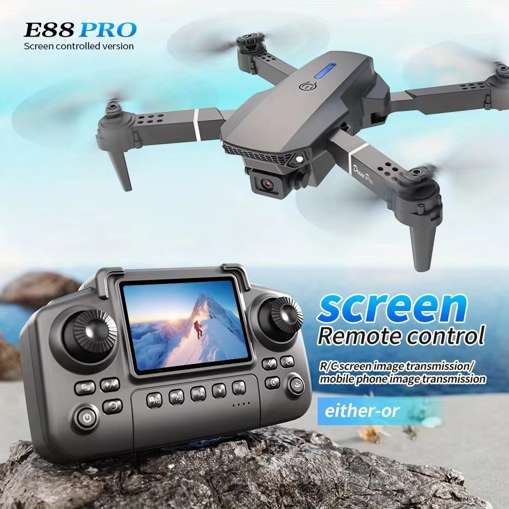 طائرة درون E88 الجديدة لعام 20 - مراجعة Drone E88 Rc Quadcopter وسعره