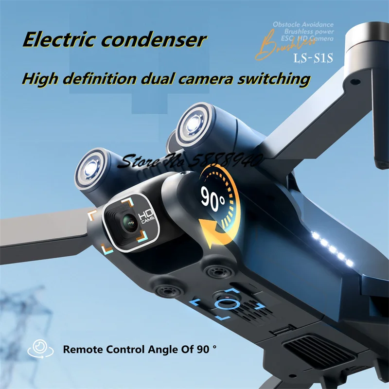 طائرة بدون طيار قابلة للطي مع  - مراجعة Drone S1S Rc Quadcopter وسعره