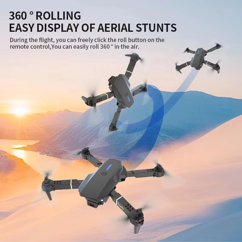 طائرة درون E88 الجديدة لعام 20 - مراجعة Drone E88 Rc Quadcopter وسعره